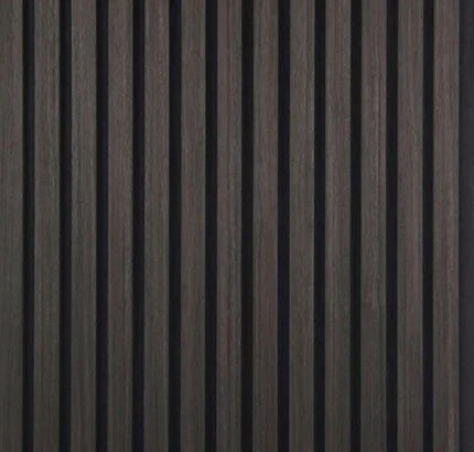 District Signature Walnut Slat Panel 270 × 110 cm